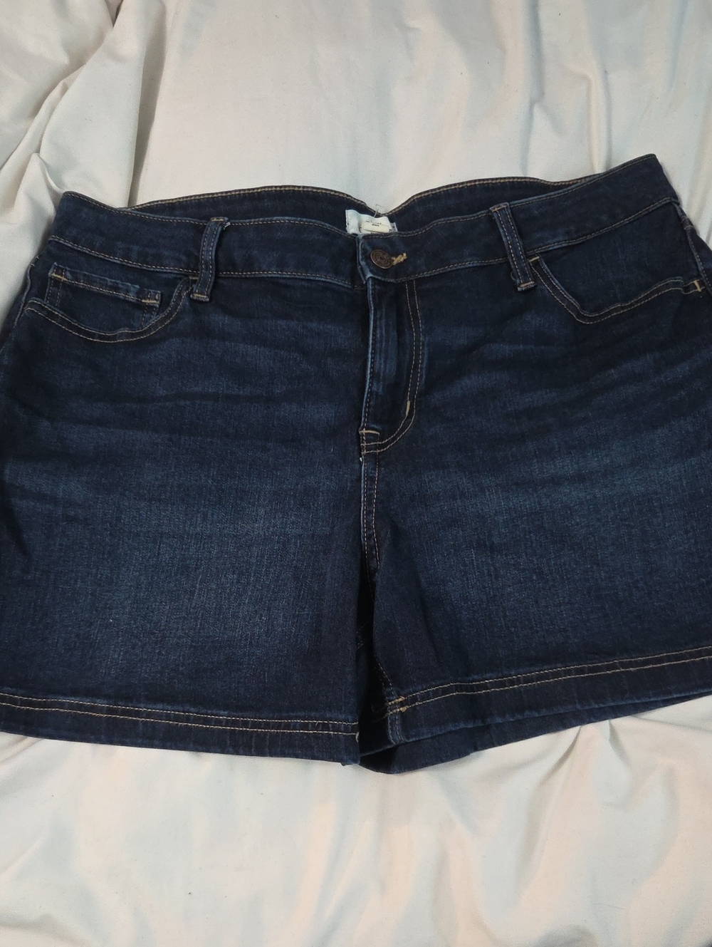 Maurices Dark Blue Denim Jean Shorts